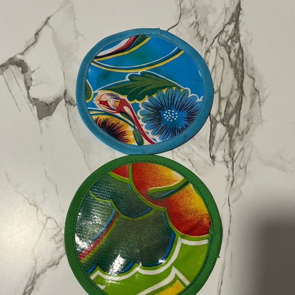 Colorful Floral Coasters Set - Picture 5 of 5